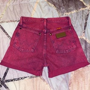 Pink wrangler shorts. Brand new!